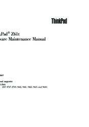 instructions/ibm-lenovo/service-manual-ibm-thinkpad-z61t.pdf