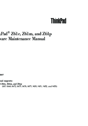 instructions/ibm-lenovo/service-manual-ibm-thinkpad-z61e-z61m-z61p.pdf